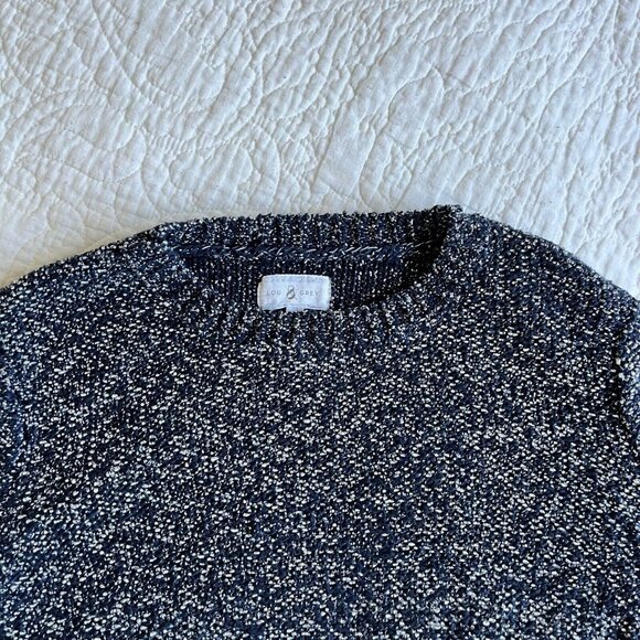 Lou & Grey Womens Top Gray Knit Wool Blend Boucle Sweater Long Sleeve Size Small - Picture 3 of 8